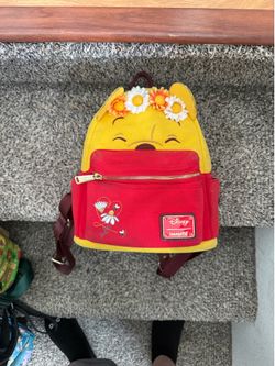 Loungefly Disney Winnie the Pooh Flower Crown Mini Backpack