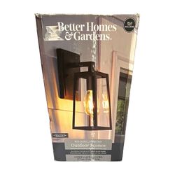 Better Homes & Gardens Birch Colony Outdoor Sconce Hardwired Bronze 12.52"