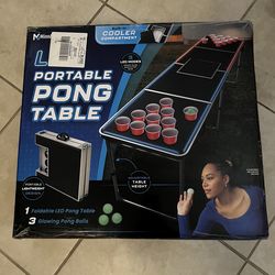 LED Portable Pong Table