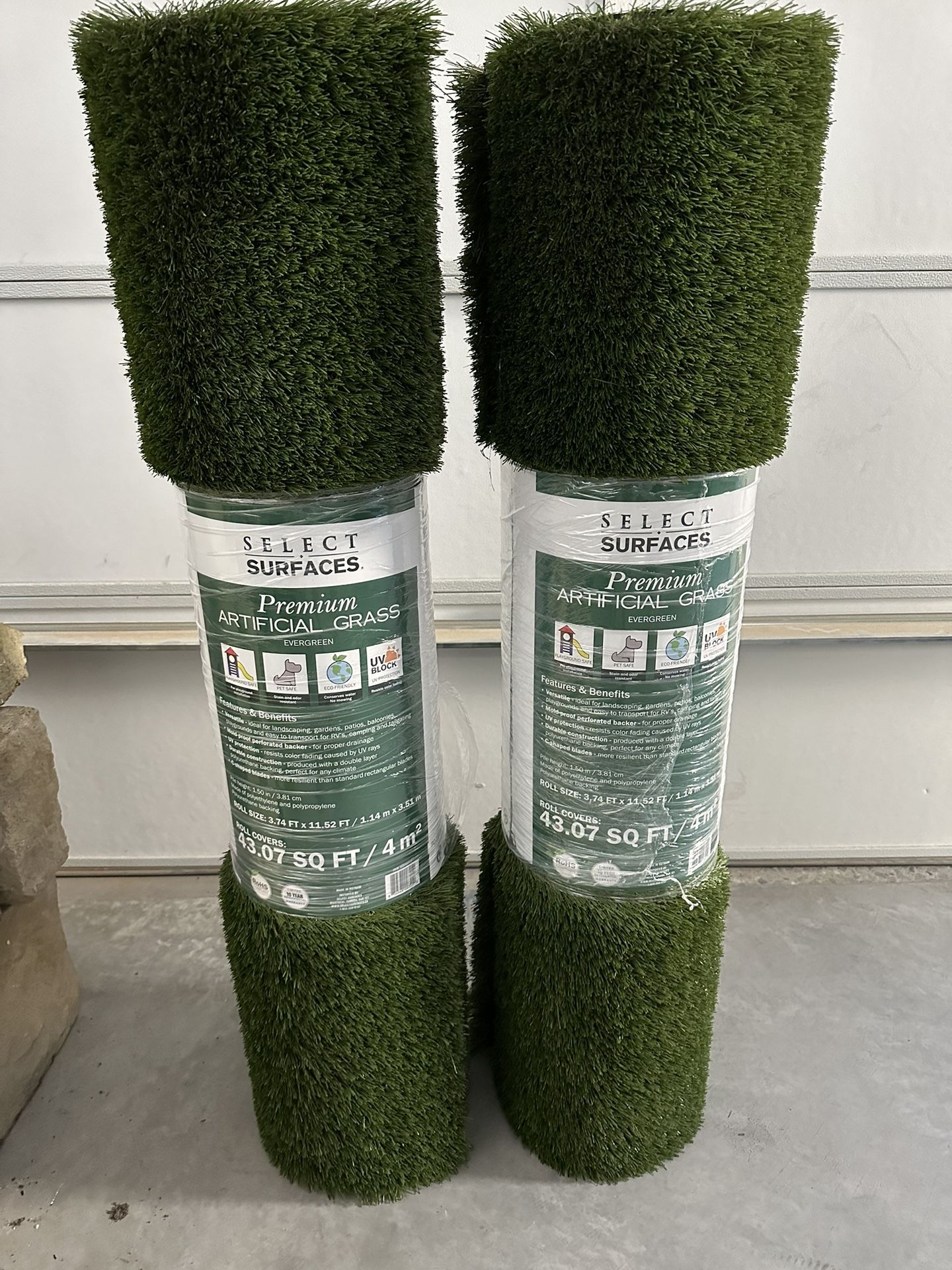 New Turf Artificial Grass, 86 Square Feet