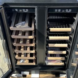 ROVSUN 34-bottle dual-zone wine and beverage cooler refrigerator, priced at $769.99