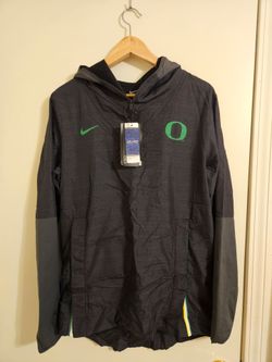 Nike Men’s Size S Oregon Ducks Gray Pullover Hoodie