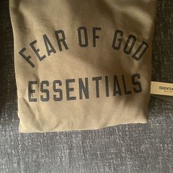 Fear of God Essentials Fleece Hoodie Olive