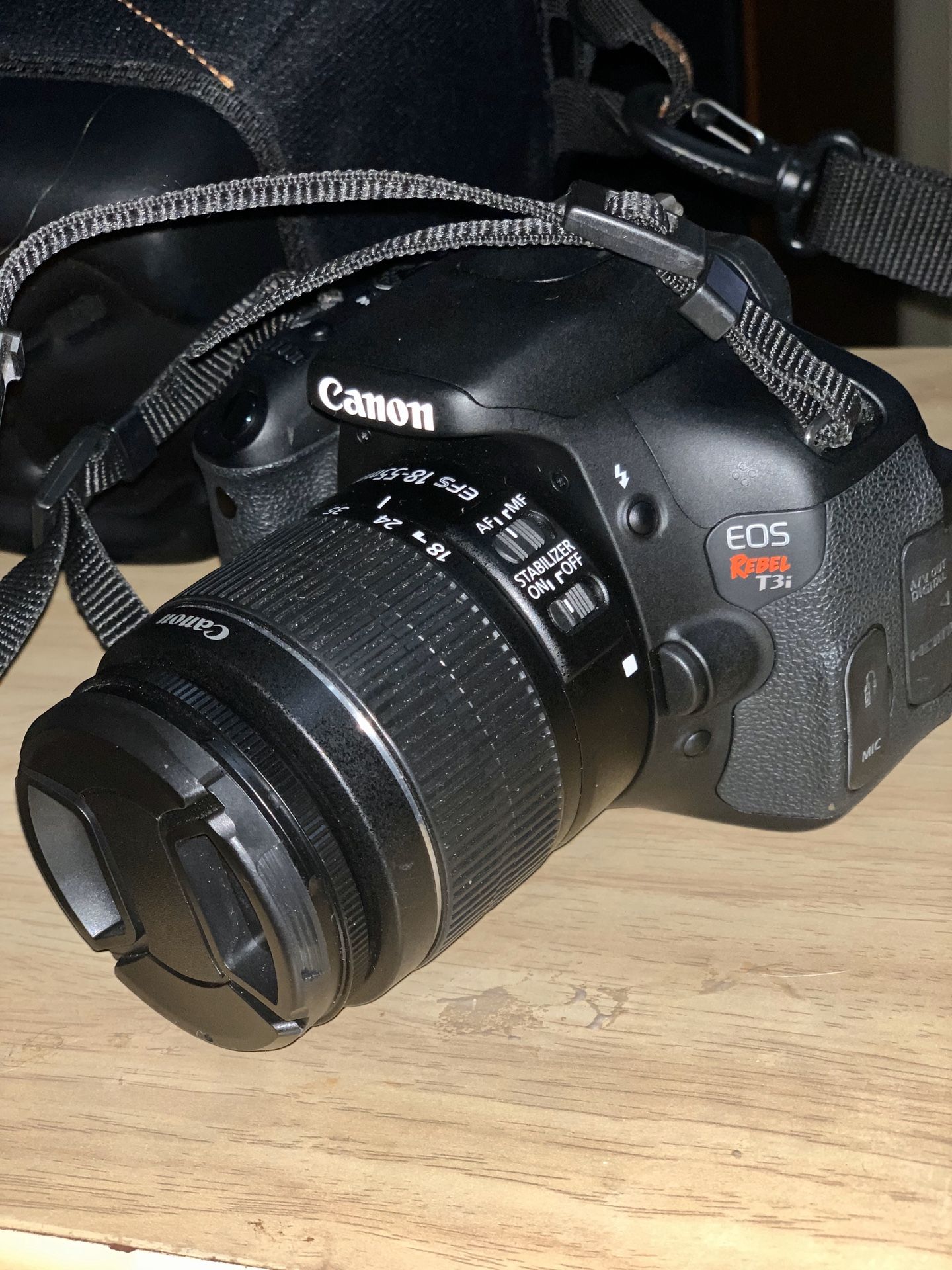 Canon EOS T3i DSLR camera with extras.
