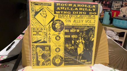Vintage album record  sin  alley volume two photo say it all rock ‘n’ roll rockabilly ROCKAROLLA