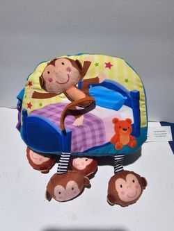 "Five Little Monkeys" soft activity toy book