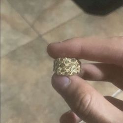 10k Nugget Ring