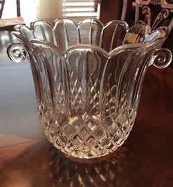 Vintage Crystal Ice Bucket  