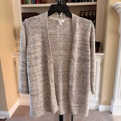 J. Jill Women’s One Button Cardigan with 3/4 sleeves