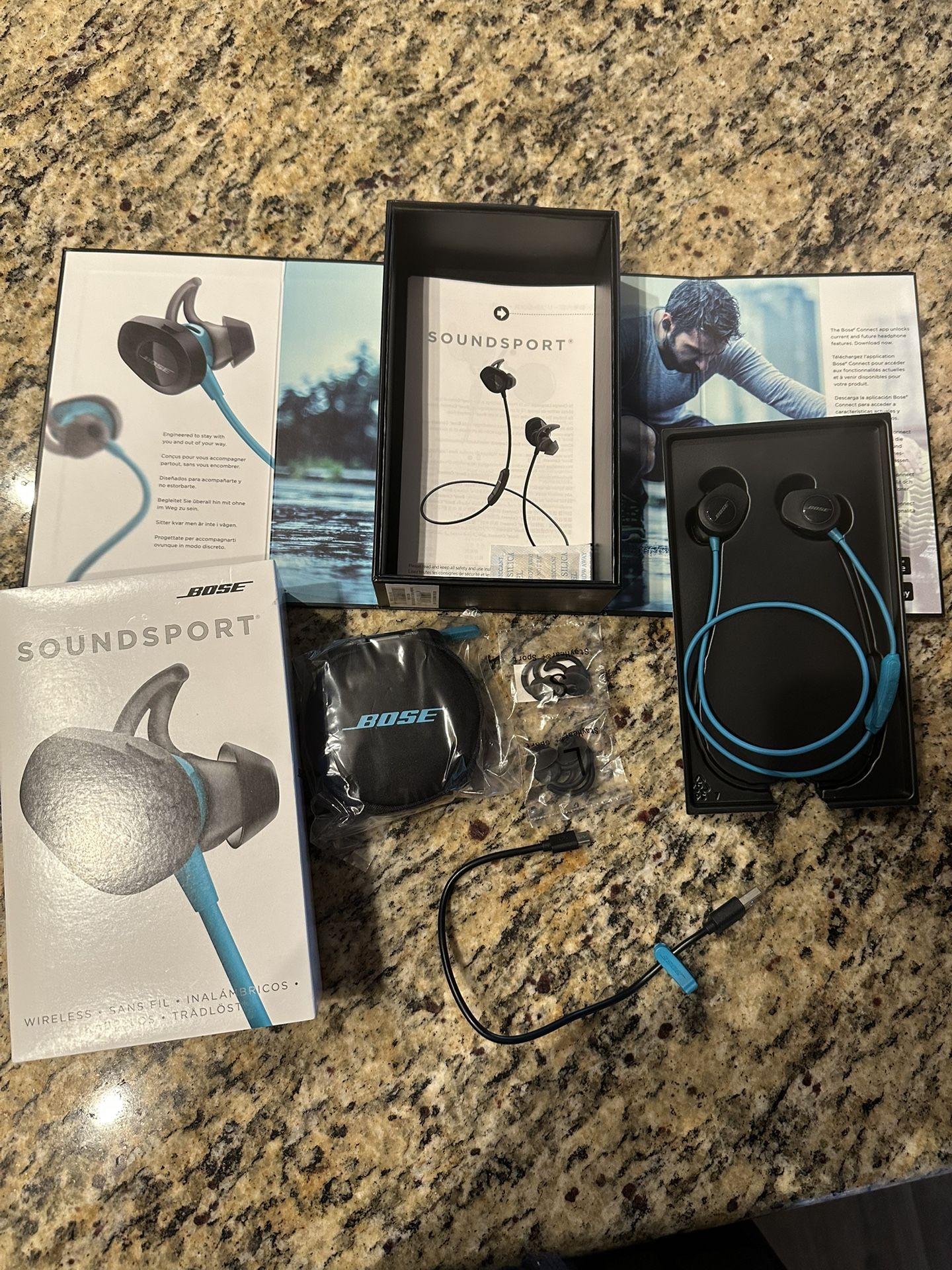 Bose Soundsport Wireless Headphones.