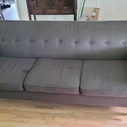 Grey Mid Century Sofa