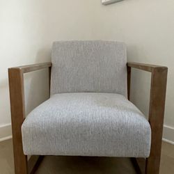Heathered Beige Accent Chair