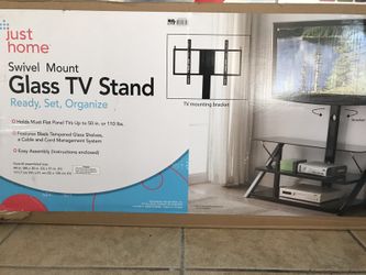 Glass TV Stand