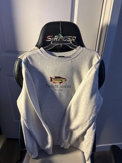 Heather grey sweatshirt “twilight stories”