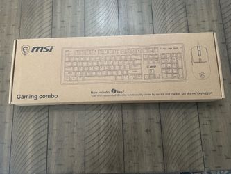 MSI Gaming Mechanical Keyboard And Mouse Combo