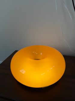 Orange Donut-Shaped LED Table Lamp / Decorative Ambient Light