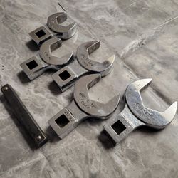 Mac Tools  5-PC. 1/2” Drive SAE Open End Crowfoot Wrench Set- List Price $364.99