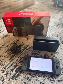 Nintendo Switch (Launch Model) Great Condition Complete