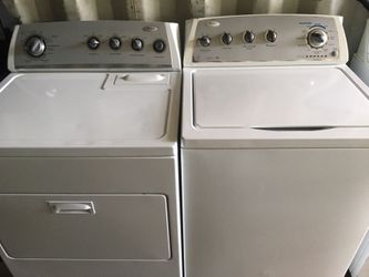 WHIRLPOOL SUPER CAPACITY WASHER DRYER PERFECT