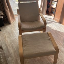 Reclining Chair With Matching Ottoman