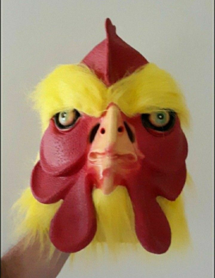 Chicken Rooster Adult Halloween Mask