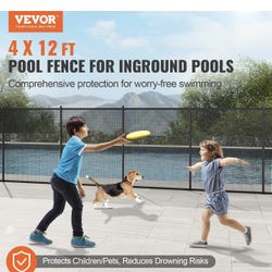 Swimming Pool Fence, 4x12FT Pool Safety Fence. $30.00 FIRM!!