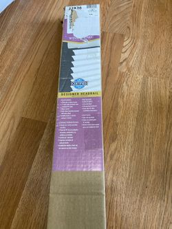 🪟 NEW Window Mini Blind – 22x36 in – Cordless White PVC