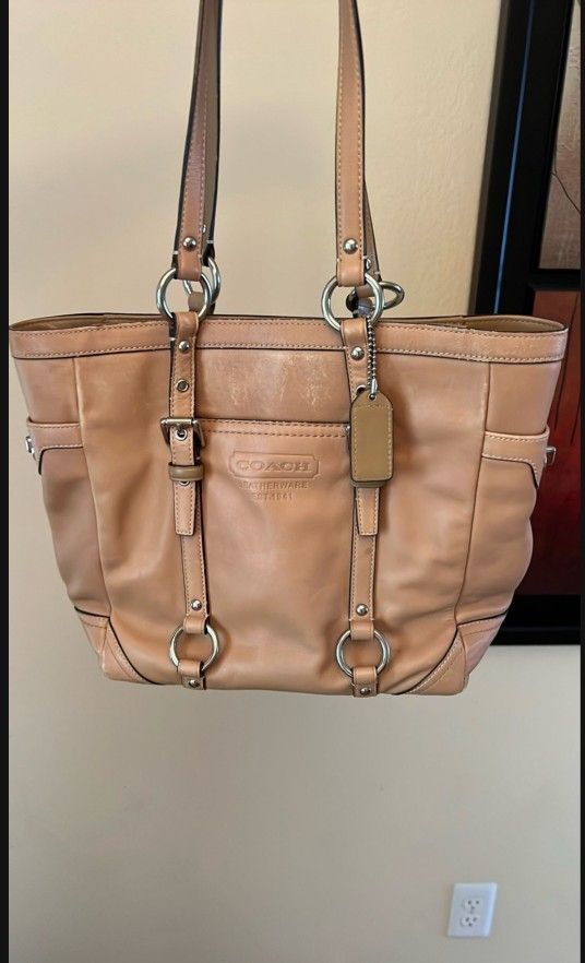 Used Coach Tote Bag Purse