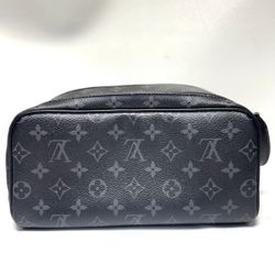 Louis Vuitton Dopp Kit Monogram Eclipse Canvas Toiletry Pouch (WMP018216)