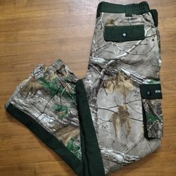 Baggy Fit Real Tree Style Camo Pants New Size  Medium 