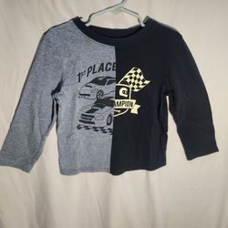 Champion Gray and Black Long Sleeve Tees
