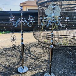 Large Candelabras..Both For $250...OR BETTER OFFER 
