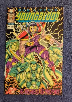 YOUNGBLOOD 2 SPANISH ED 1ST APP SHADOWHAWK PROPHET 1994 IMAGE EXTREME LIEFELD