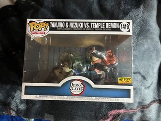 Tanjiro & Nezuko Vs. Temple Demon Funko $15