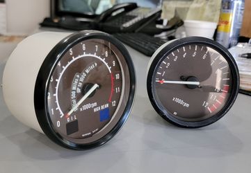 1980's Suzuki/Kawasaki Tachometer Gauge Meter.