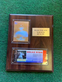 Nolan Ryan plaque