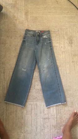 Girls Wide Leg Jeans Size 8