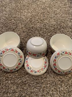Vinitage kordco bowl set with lids