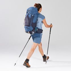 LAST CHANCE May 4. Forclaz Trek 500, Backpacking 50+10 L Backpack, Woman's and Hiking Pole