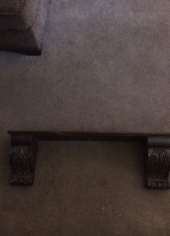 Wooden shelf