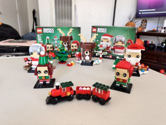 Lego Brick Headz Bundle Xmas 