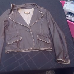 Wilson Leather Brown Cream Stitch M 