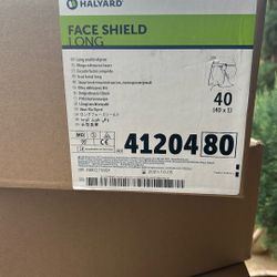 NEW - Halyard Face Shield Long 40 Pack
