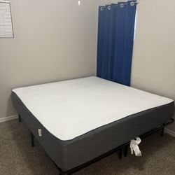 $400 CASPER KING MATTRESS WITH FREE FRAME!