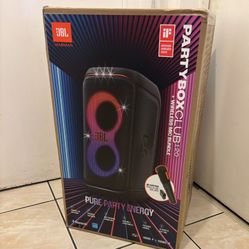 JBL - PartyBox (Club Live 120) - Bluetooth Portable Speaker w/ LED Light Show, Wireless Mic & Powerful Bass