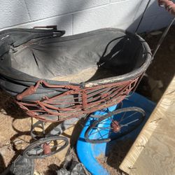 Antique Doll Stroller 