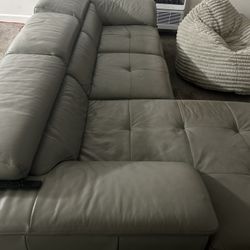 Leather Couch Sofa Sectional Contemporary