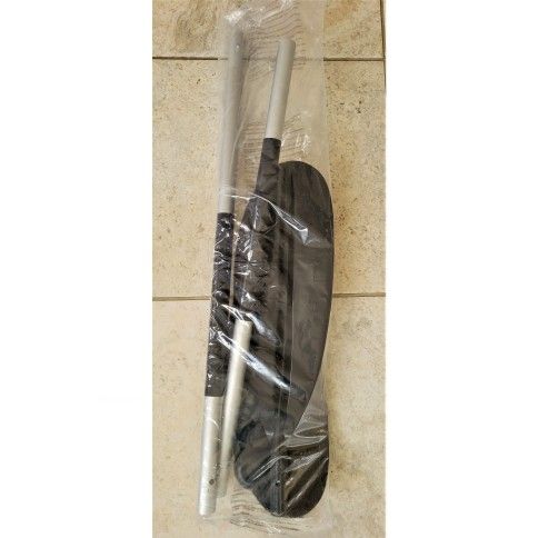 Sea Eagle Kayak 4 Part Aluminum Shaft Paddle Silver & Black - New