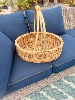 Large wicker basket