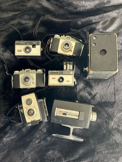 Vintage Kodak & Bell & Howell Camera Lot – Instamatic, Pony 135, Brownie & More